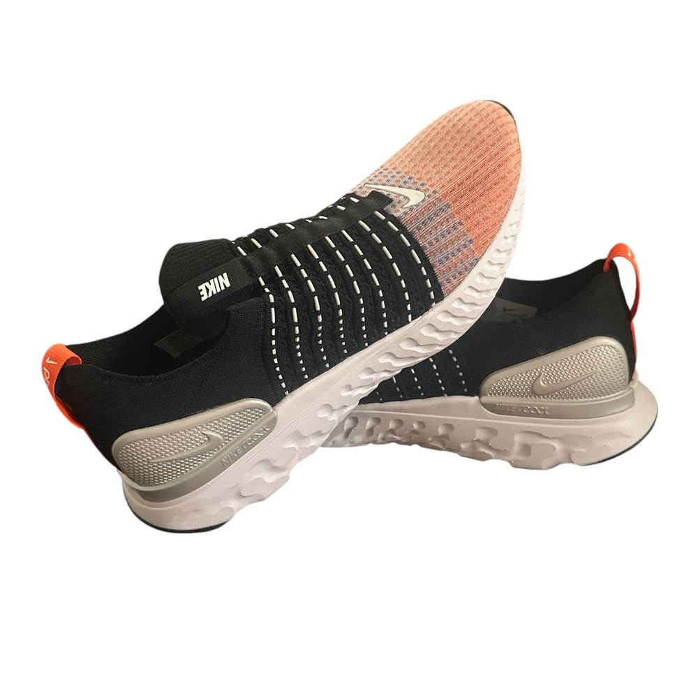 Men's Nike React Phantom Run Flyknit 2 Running Shoes Black DQ7647-001 New No Box